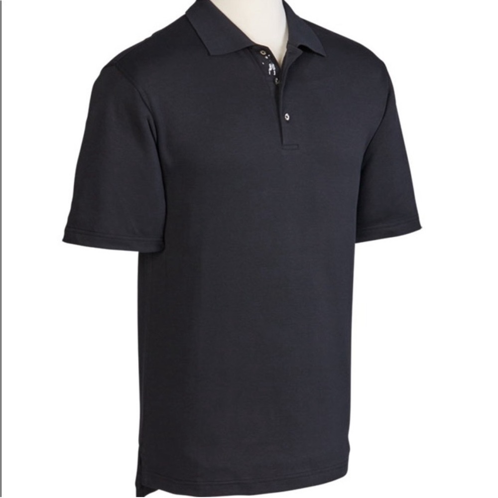 Bobby Jones basic black polo shirt size:XXL